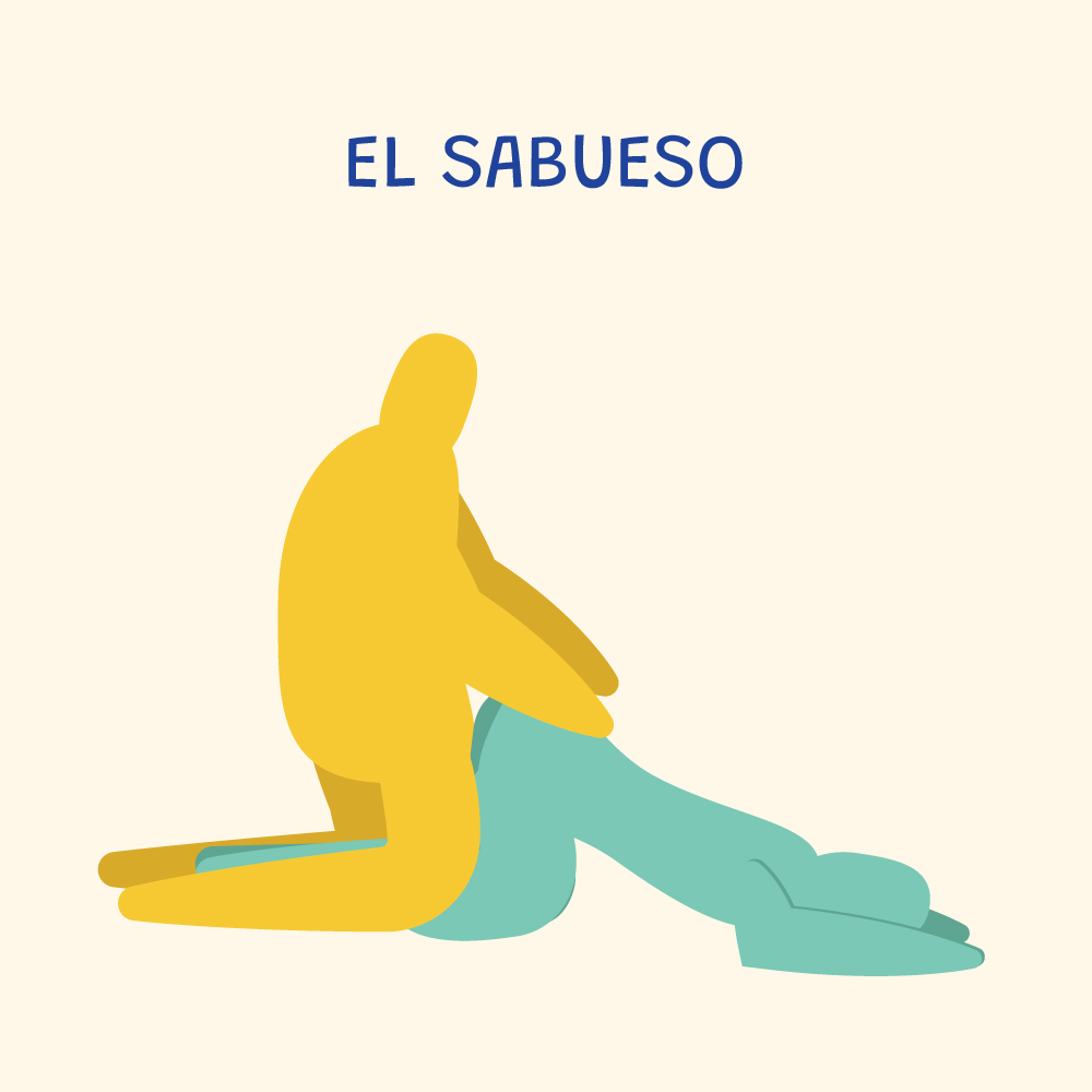 Ilustración de posturas sexuales para penetración profunda con pene pequeño