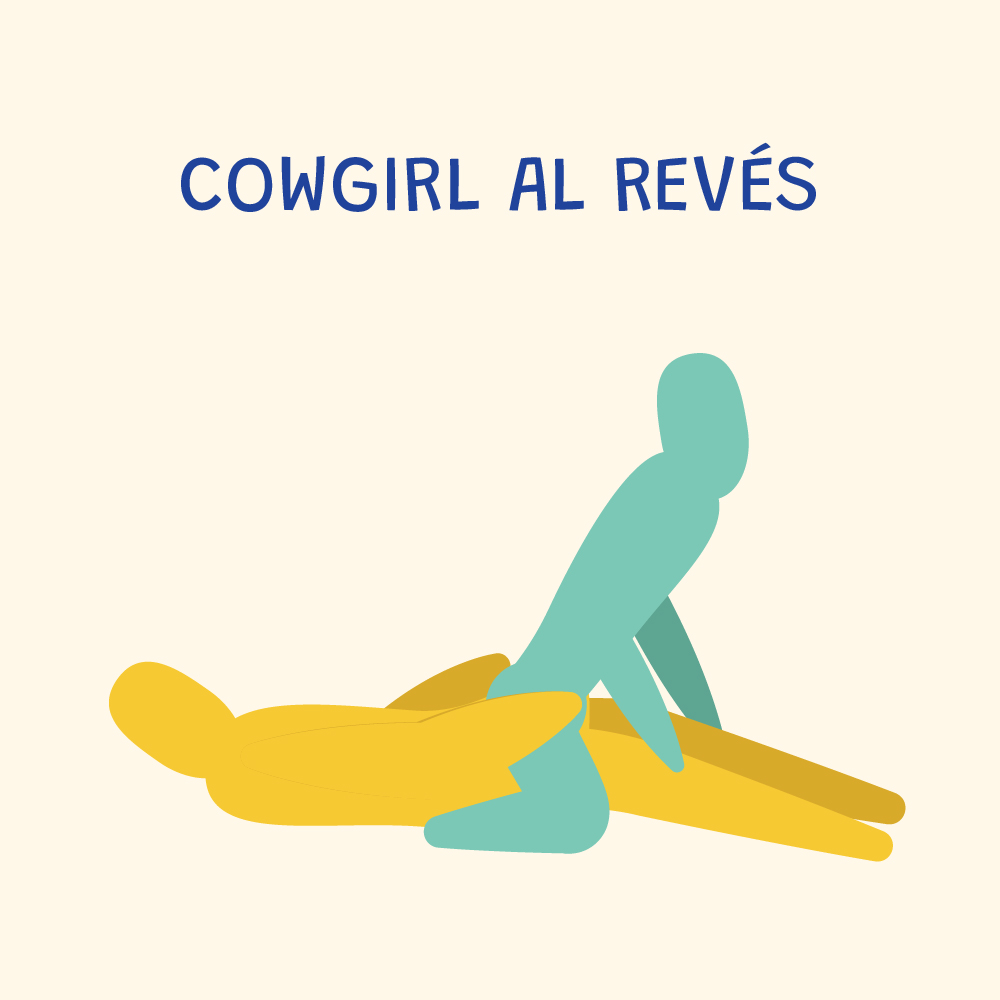 Ilustración pareja probando posiciones sexuales recomendadas para micropene